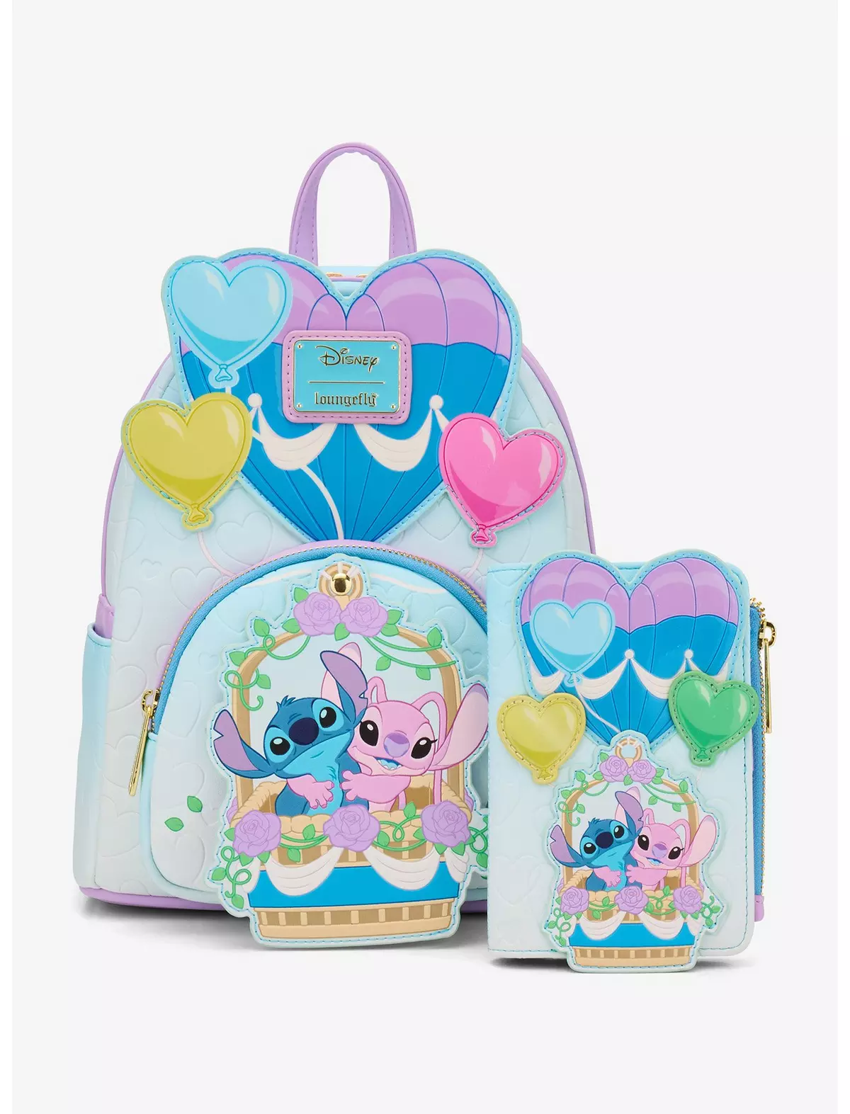 Mini mochila Loungefly Disney Lilo & Stitch- Angel en Globo Aerostático