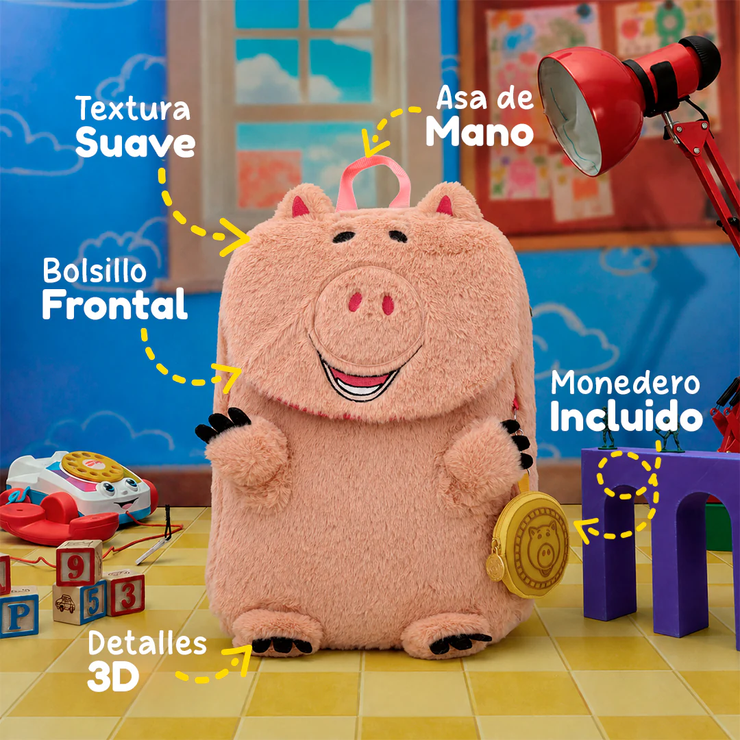 Mochila Toy Story de Hamm Soft Edición Especial