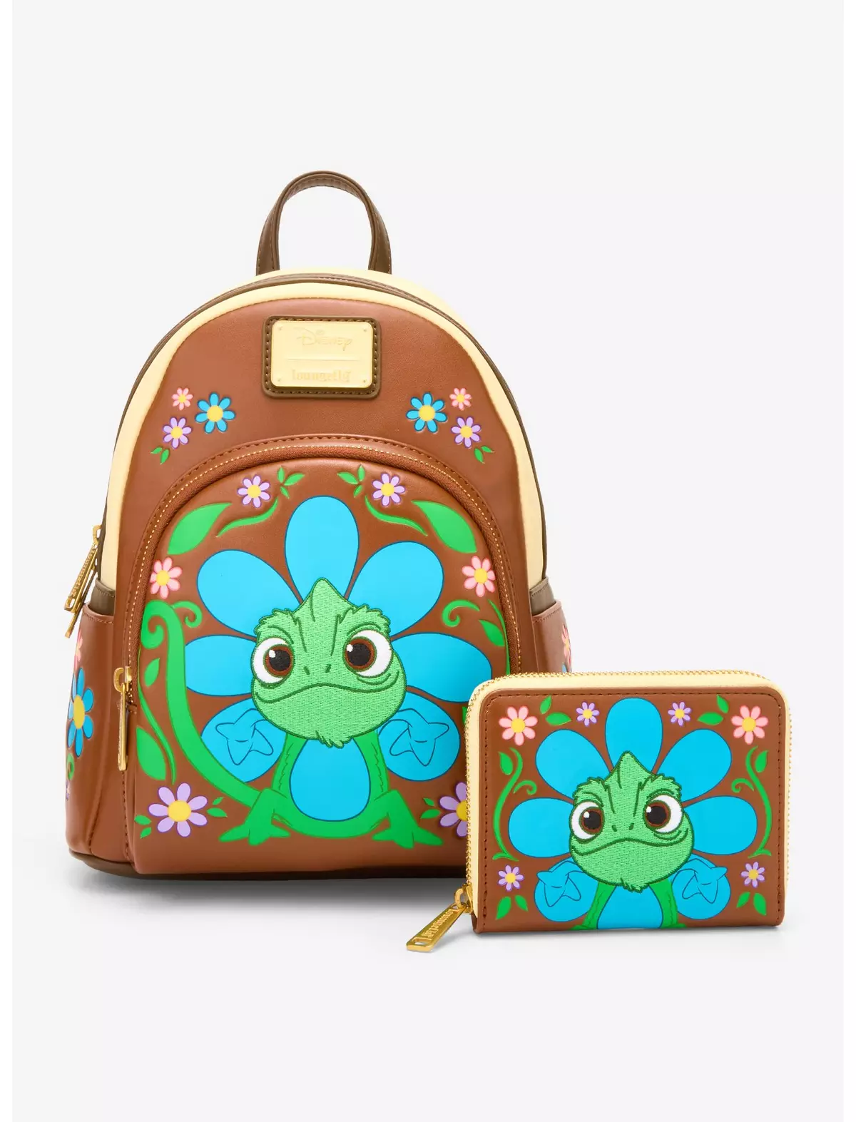 Mini Mochila Loungefly Disney Tangled Pascal Flower