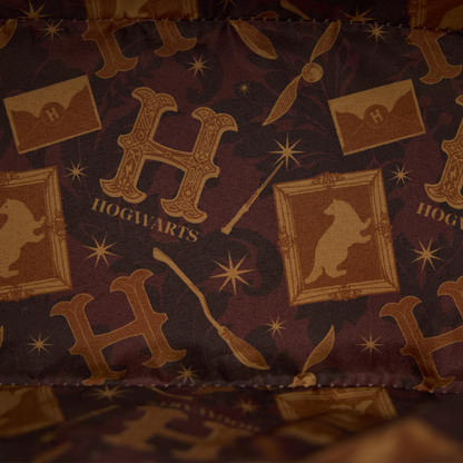 Mini Mochila Loungefly De Terciopelo Harry Potter Hufflepuff