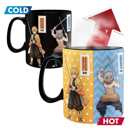 Taza Termocromatica: Demon Slayer Nezuko, Tanjiro, Inosuke y Zenitsu