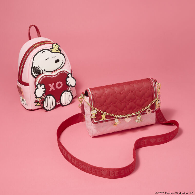 Mini Mochila Loungefly San Valentín de Peanuts Snoopy