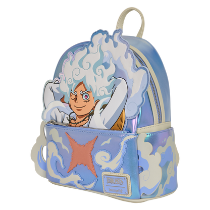 Mini Mochila Loungefly NYCC One Piece Gear 5 Luffy Glow Cosplay