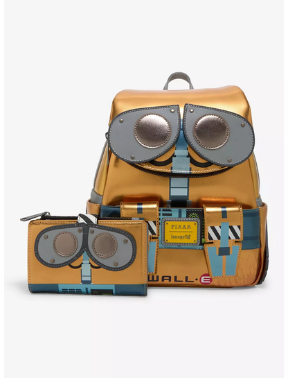 Mini Mochila Loungefly Disney Pixar WALL-E Metallic