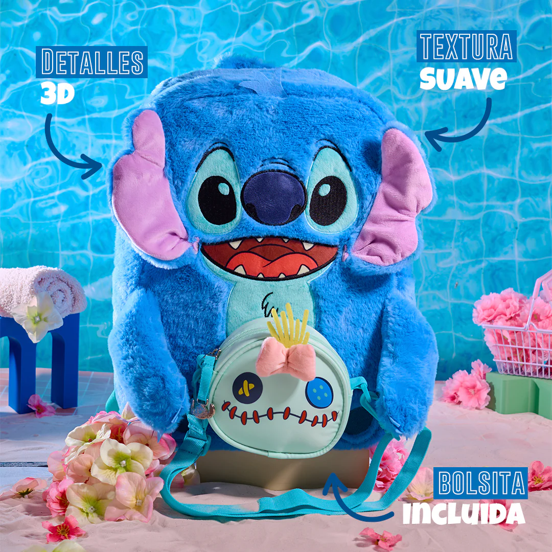 Mochila de Stitch con Scrump Soft Edición Especial