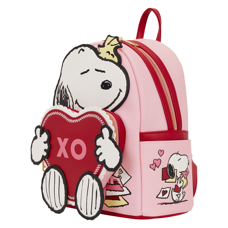 Mini Mochila Loungefly San Valentín de Peanuts Snoopy