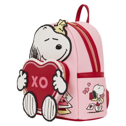 Mini Mochila Loungefly San Valentín de Peanuts Snoopy