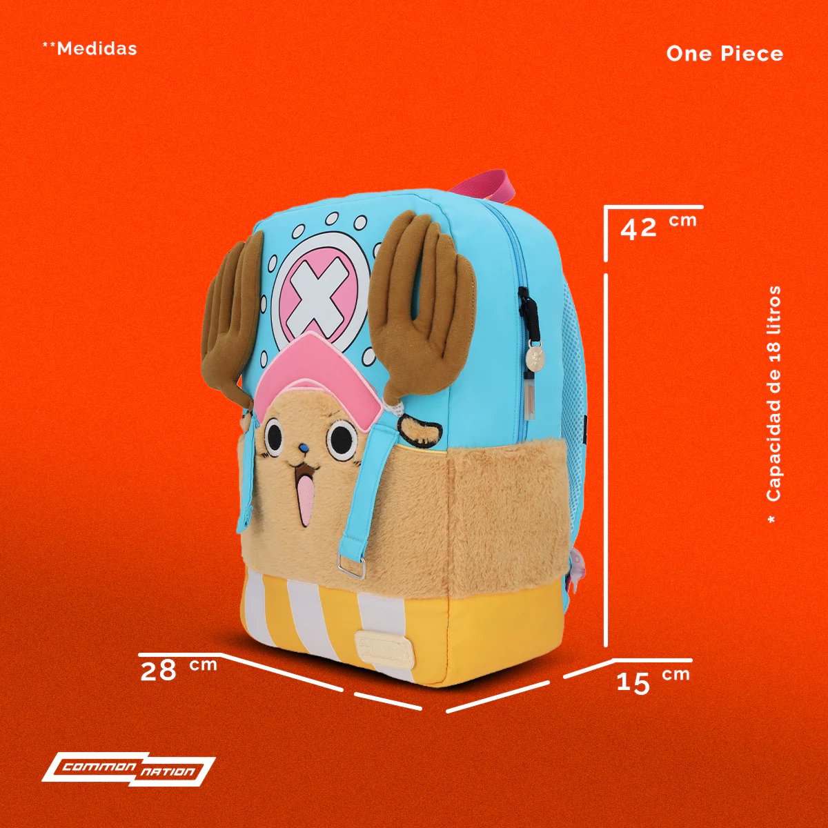 Mochila One Piece de Tony Tony Chopper Soft