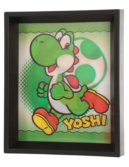 Poster 3D Lenticular Nintendo de Super Mario y Yoshi