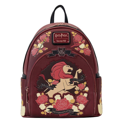 Mini Mochila Loungefly  Harry Potter Casa Gryffindor