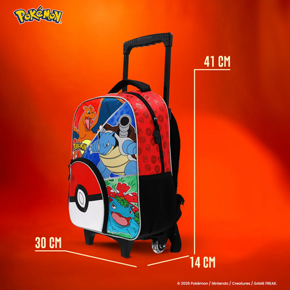 Mochila Escolar con Carrito de Pokémon Legado de Kanto Edición 07