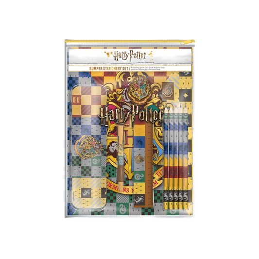 Set De Papelería Harry Potter - Las Cuatro Casas