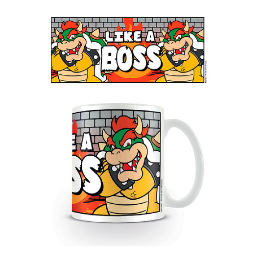 Taza Bowser Super Mario Like a Boss