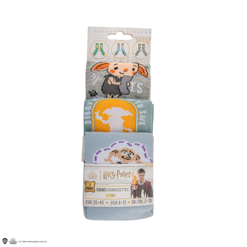 Pack Calcetines Harry Potter - Dobby 3 Pares