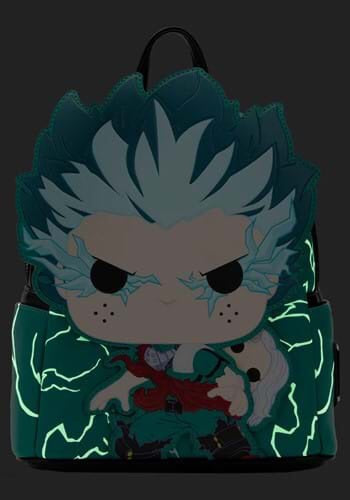 Mini Mochila Loungefly My Hero Academia POP! Deku Infinity Cosplay Glow in the Dark