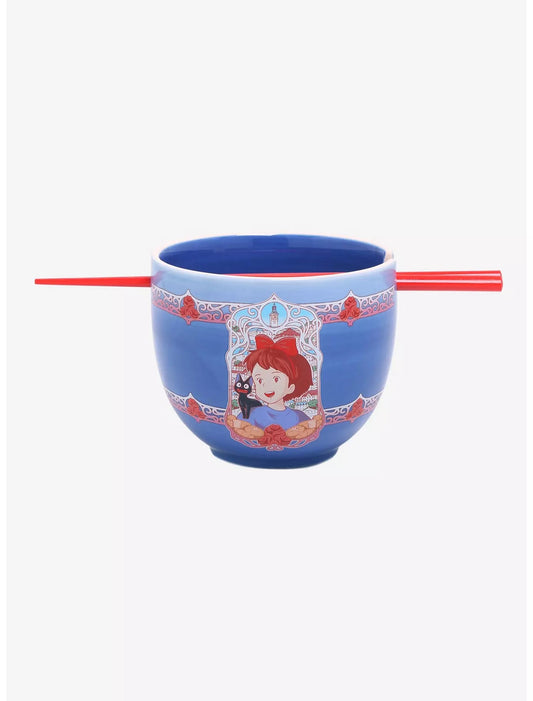 Kiki’s Ramen Bowl Servicio de entrega de Studio Ghibli con palillos