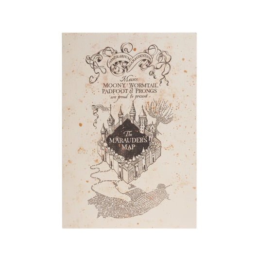 Libreta Harry Potter de Mapa Merodeador con Luz