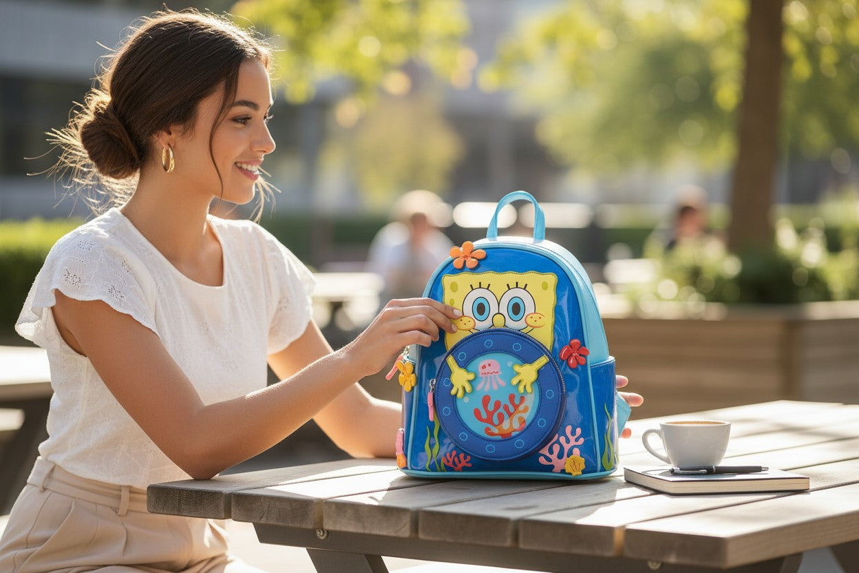 Mini Mochila Bob Esponja – Jellyfishing Adventure