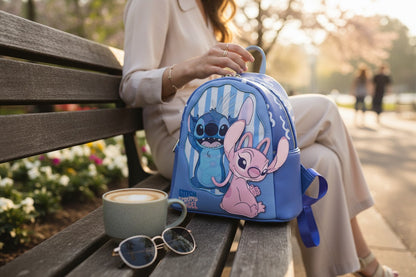 Mini Mochila Disney Stitch & Angela, Holografica  Trapos