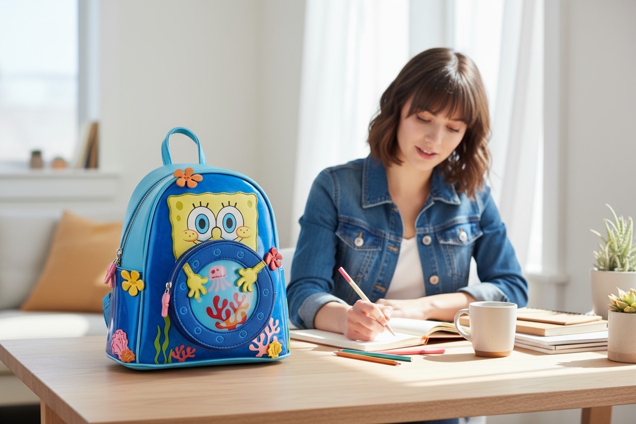 Mini Mochila Bob Esponja – Jellyfishing Adventure