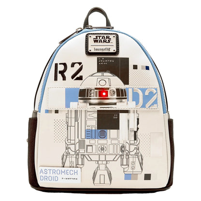 Mini Mochila Loungefly Star Wars: El poder de la Fuerza: R2-D2