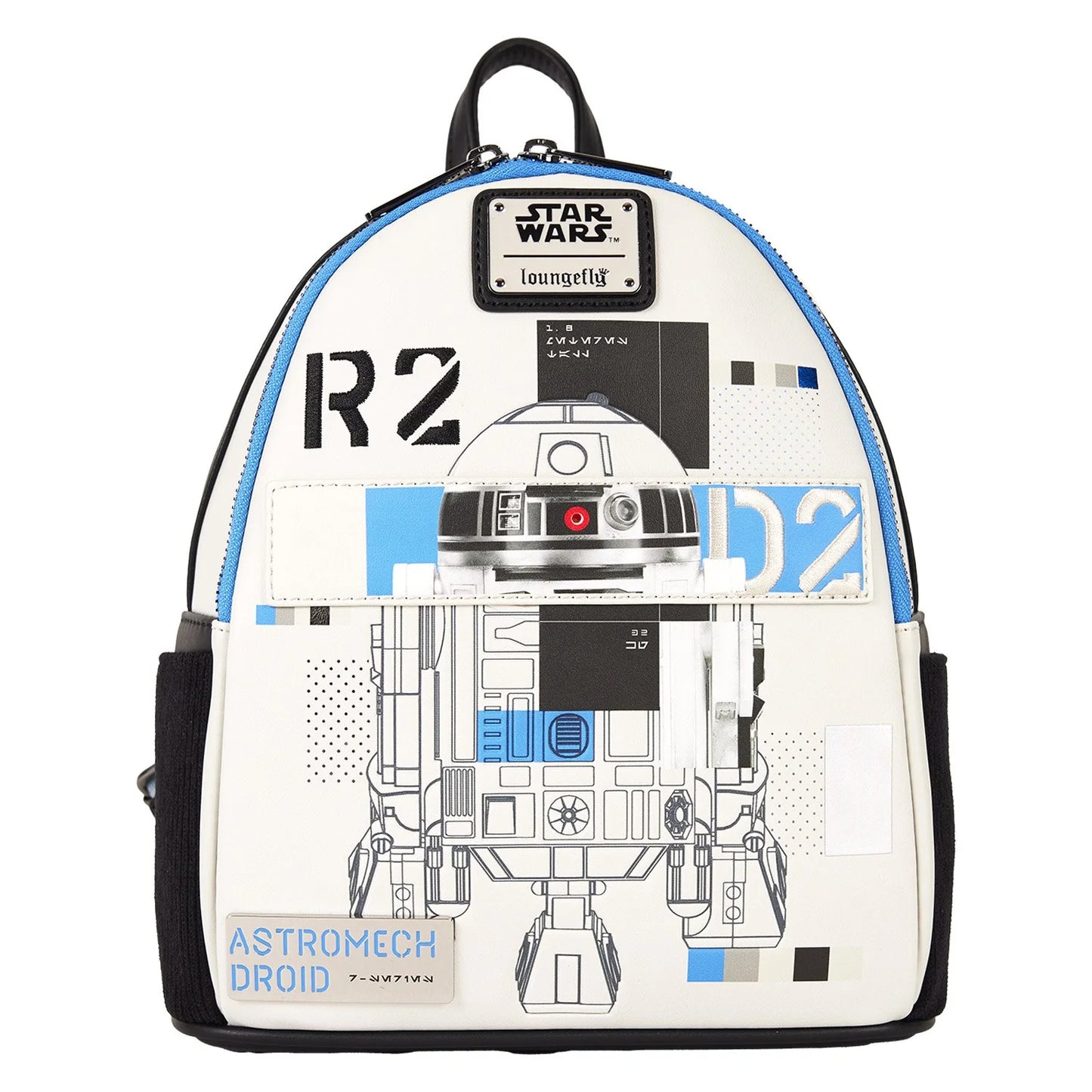 Mini Mochila Loungefly Star Wars: El poder de la Fuerza: R2-D2