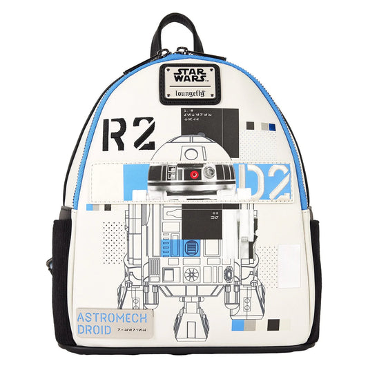 Mini Mochila Loungefly Star Wars: El poder de la Fuerza: R2-D2
