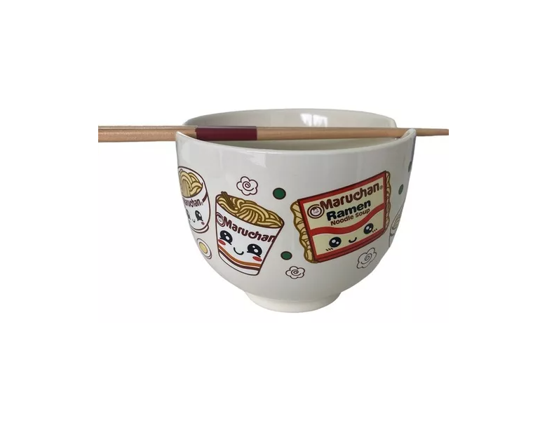 Bowl de Ramen de Maruchan con Palillos