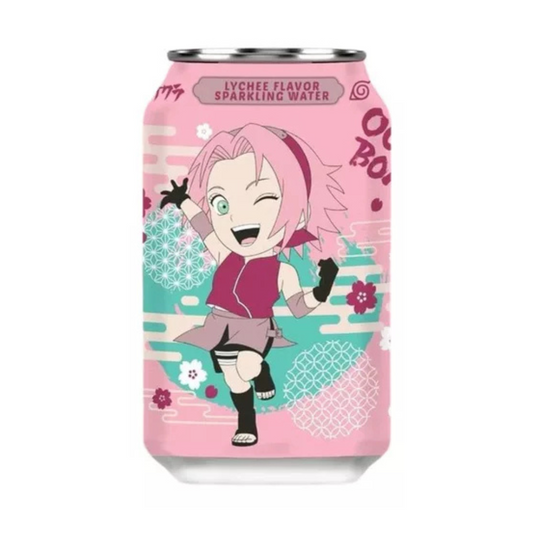 Soda Japonesa Ocean Bomb Naruto Shippuden - Sakura Sabor Lichi