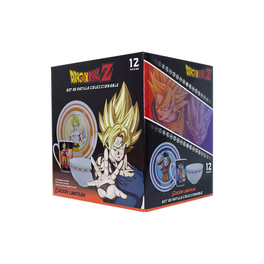 Vajilla Dragon Ball Z 12 Piezas Edicion Limitada - Modelo 1
