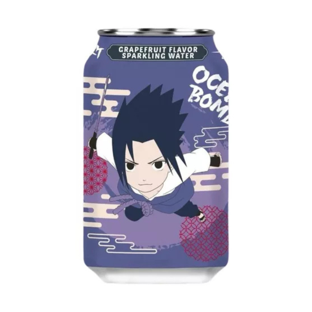 Soda Japonesa Ocean Bomb Naruto Shippuden - Sasuke Sabor Toronja