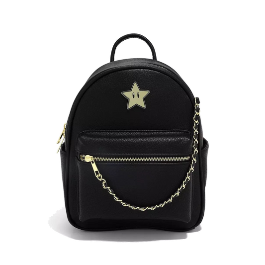 Nintendo Super Mario Black Star Mini Backpack