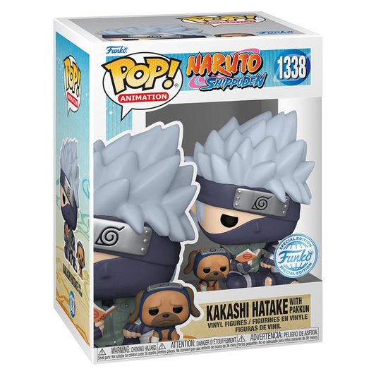 Funko Pop Naruto Shippuden 1338 Kakashi con Pakkun