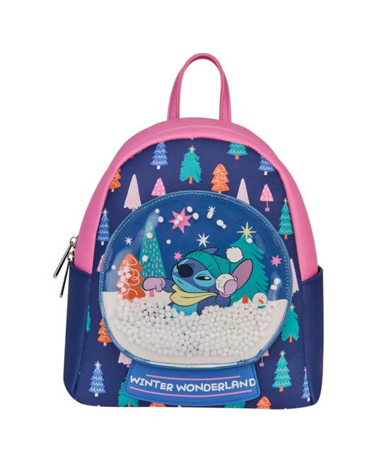 Mini Mochila Disney Stitch Navidad