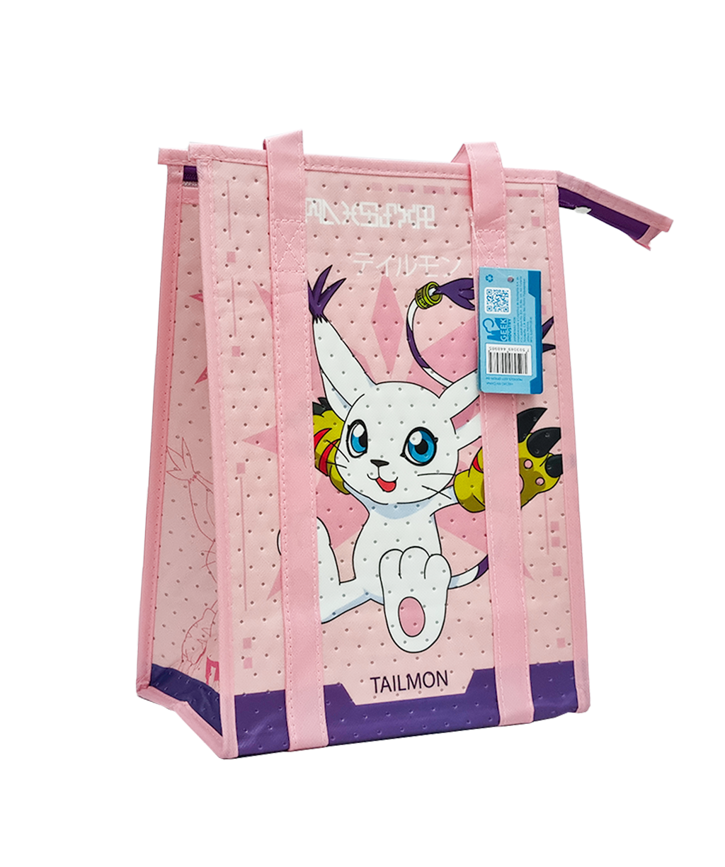 Lonchera Bolsa Digimon Tailmon interior térmico con cierre