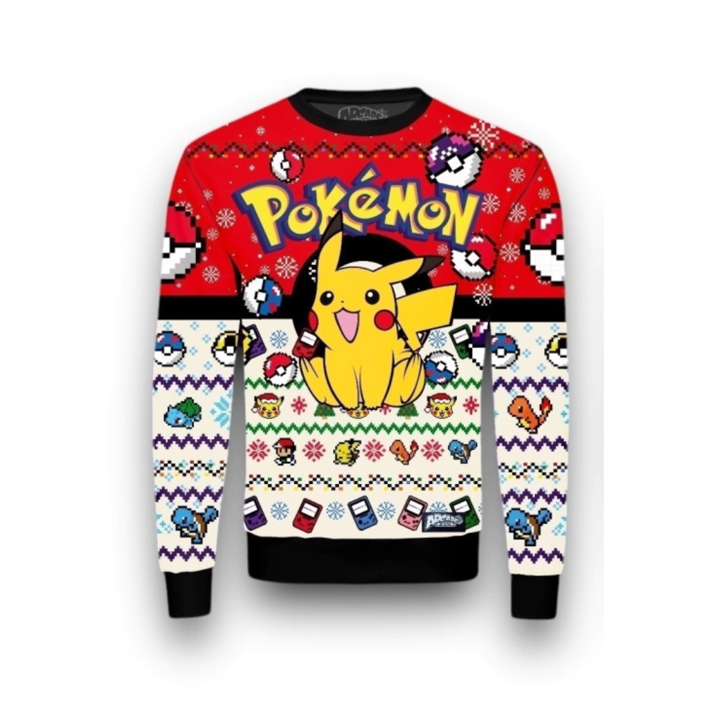 Suéter Navideño (Ugly Sweater) Pikachu - Pokémon