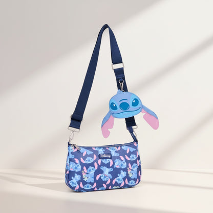 Bolsa Crossbody Disney Stitch con Monedero Desmontable
