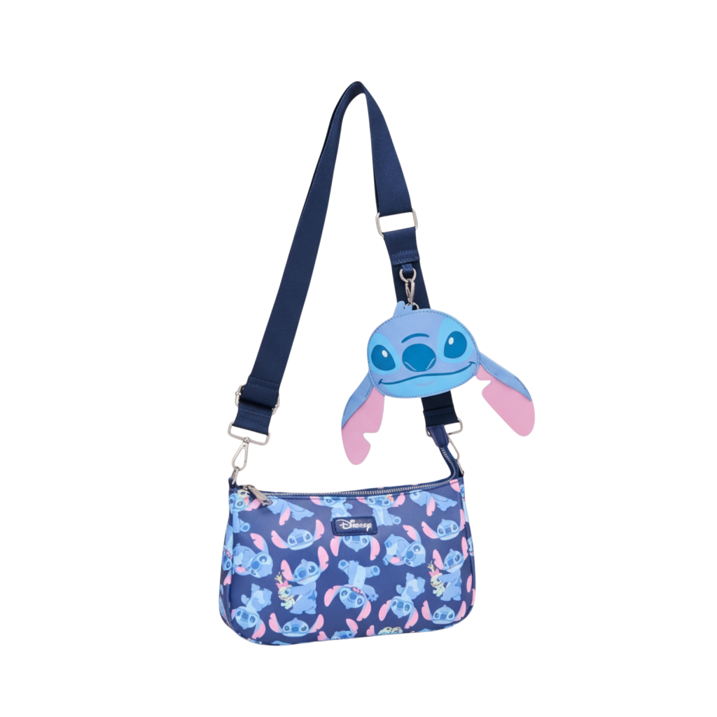 Bolsa Crossbody Disney Stitch con Monedero Desmontable