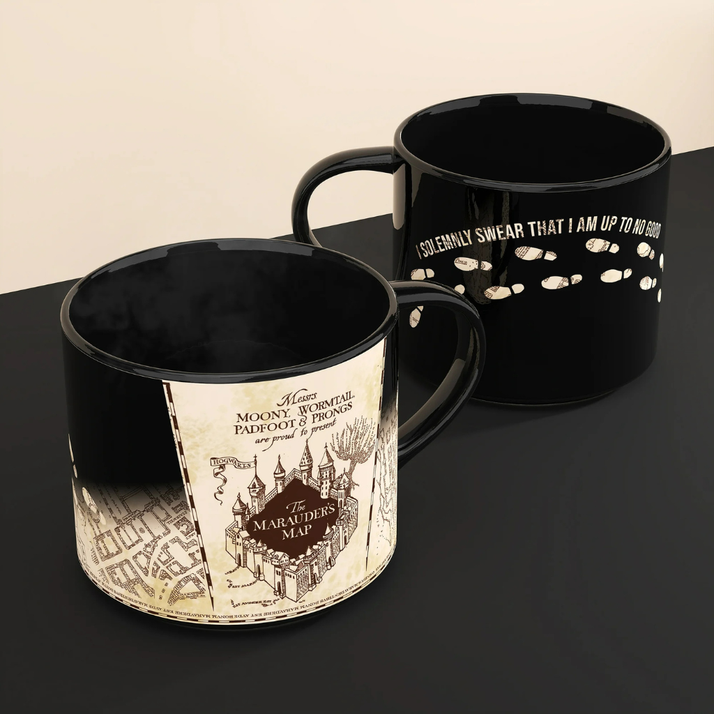 Taza Termocromática Harry Potter - Mapa del Merodeador