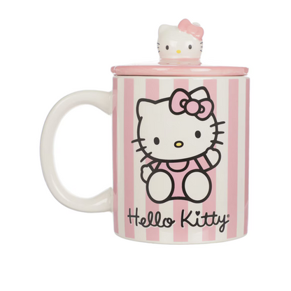 Taza Con Tapa Sanrio - Hello Kitty