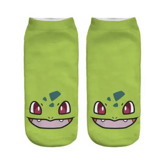 Dúo De Calcetines Bulbasaur & Meowth