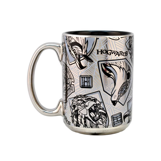 Taza Metalizada Harry Potter - Hogwarts