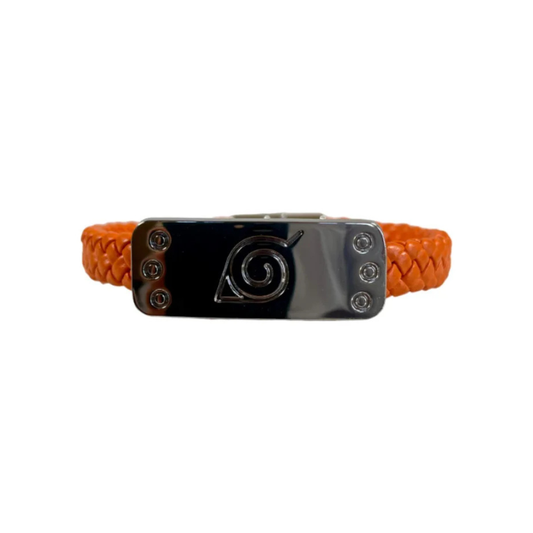 Pulsera De Cuero Trenzado Aldea de la Hoja - Naruto Shippuden