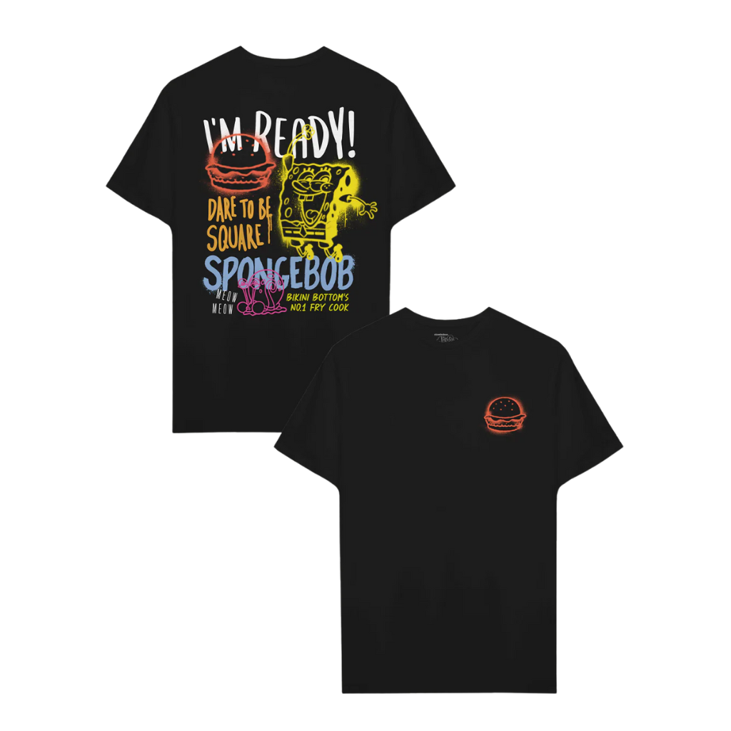 Playera "I'm Ready" Graffiti - Bob Esponja