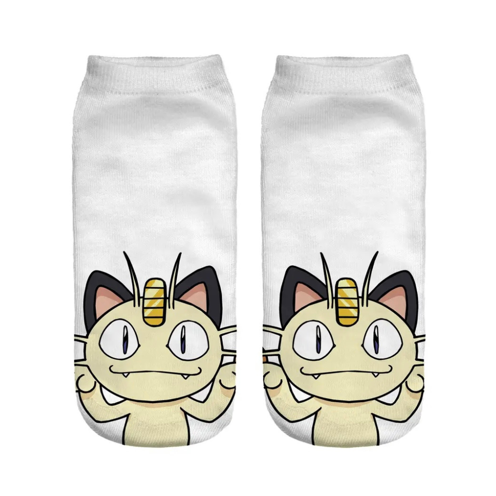 Dúo De Calcetines Charmander & Meowth