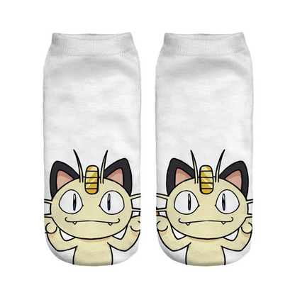 Dúo De Calcetines Charmander & Meowth