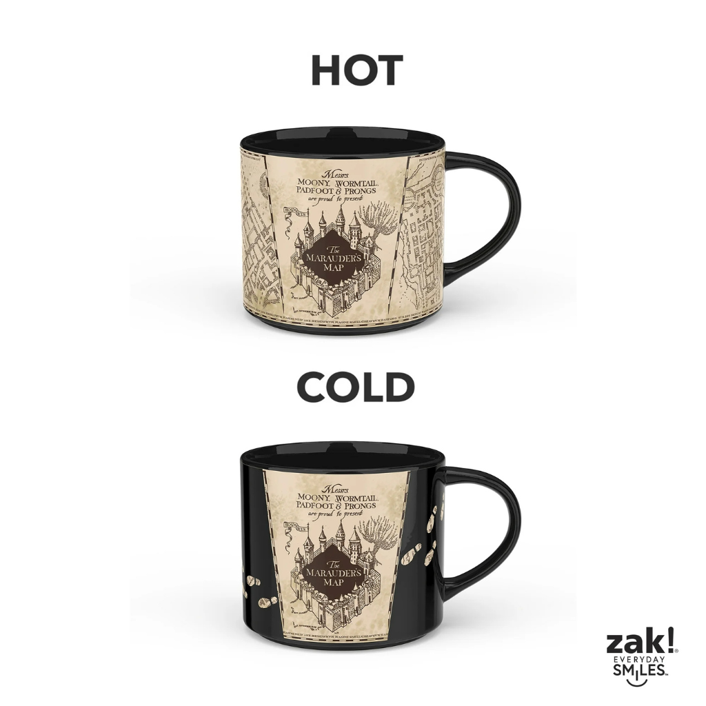 Taza Termocromática Harry Potter - Mapa del Merodeador