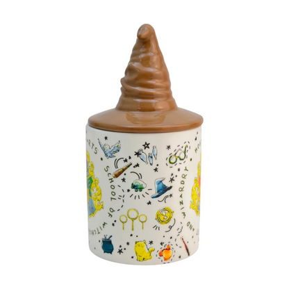 Taza 3D Harry Potter - Universo Harry Con Tapa De Sombrero