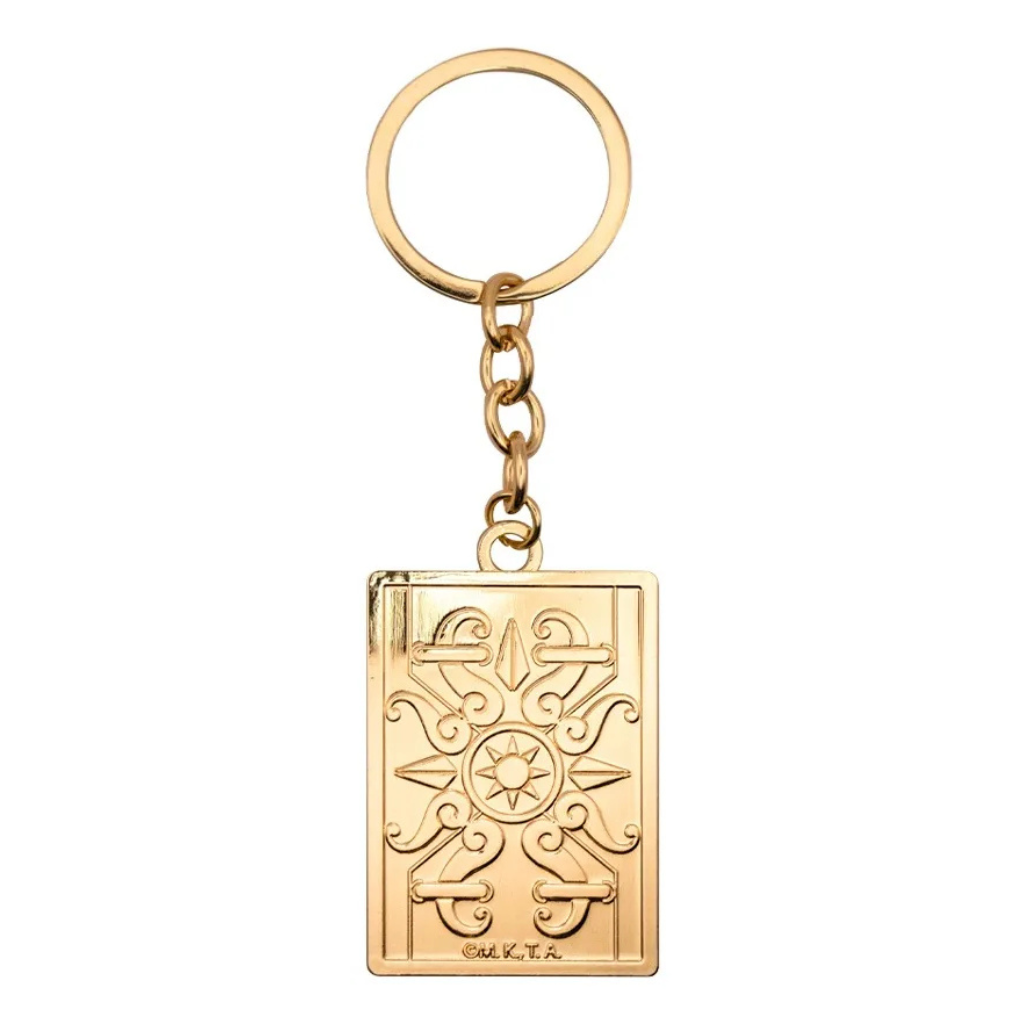 Llavero Metálico Armadura Oro Escorpio - Caballeros del Zodiaco