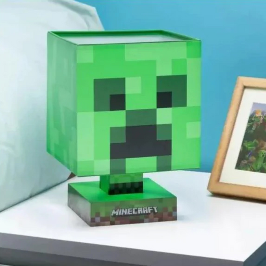 Lámpara Minecraft Creeper